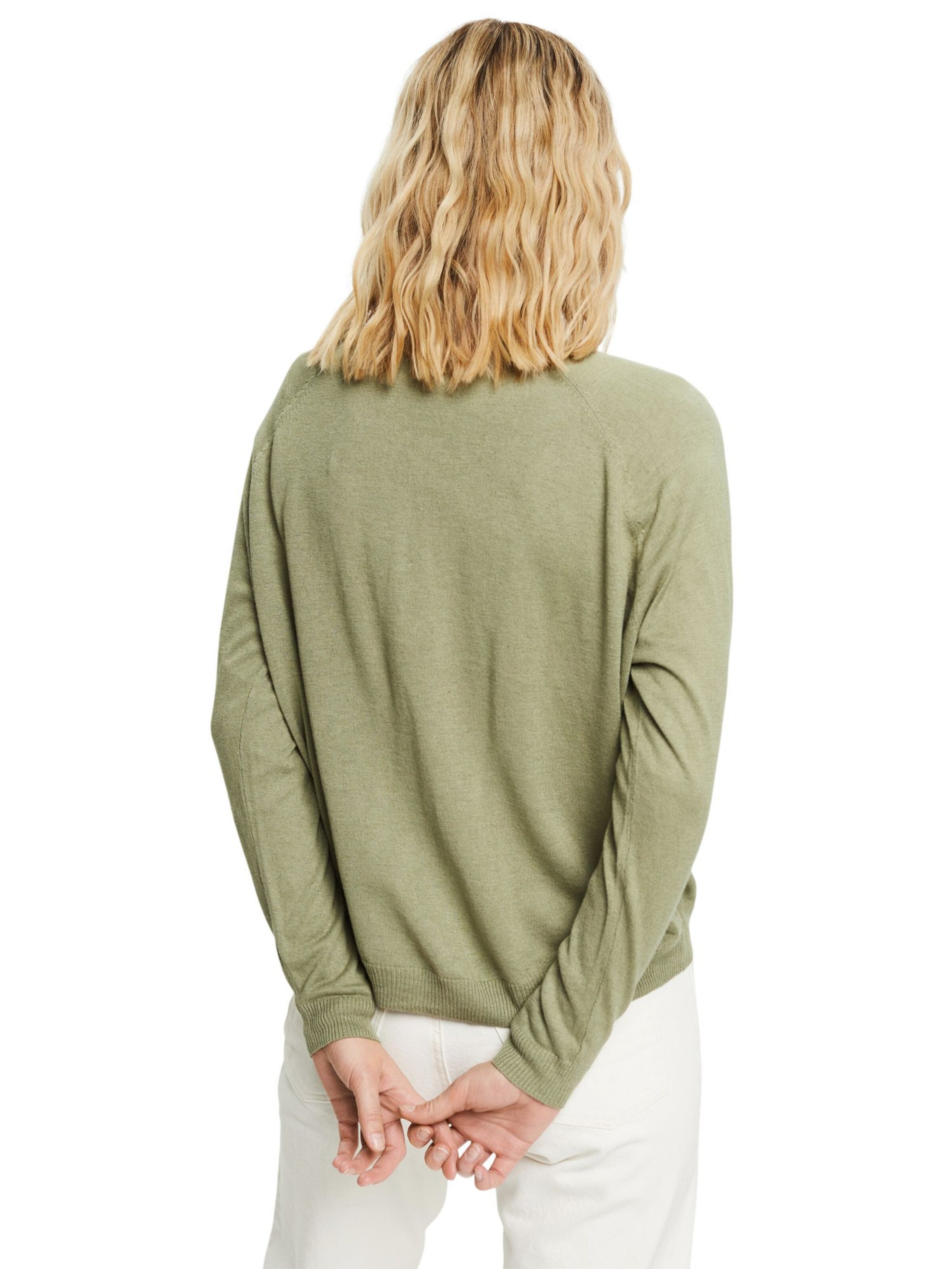 Frauen Pullover & Strick ESPRIT Strickjacke in Khaki - SP06588 Frauen Pullover & Strick ESPRIT Strickjacke in Khaki - SP06588