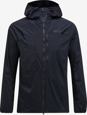 Veste outdoor PEAK PERFORMANCE en noir : devant