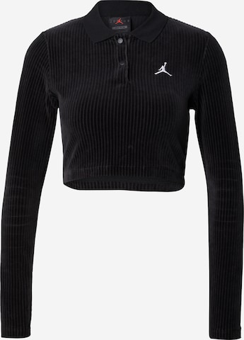 Tricou de la Jordan pe negru: față