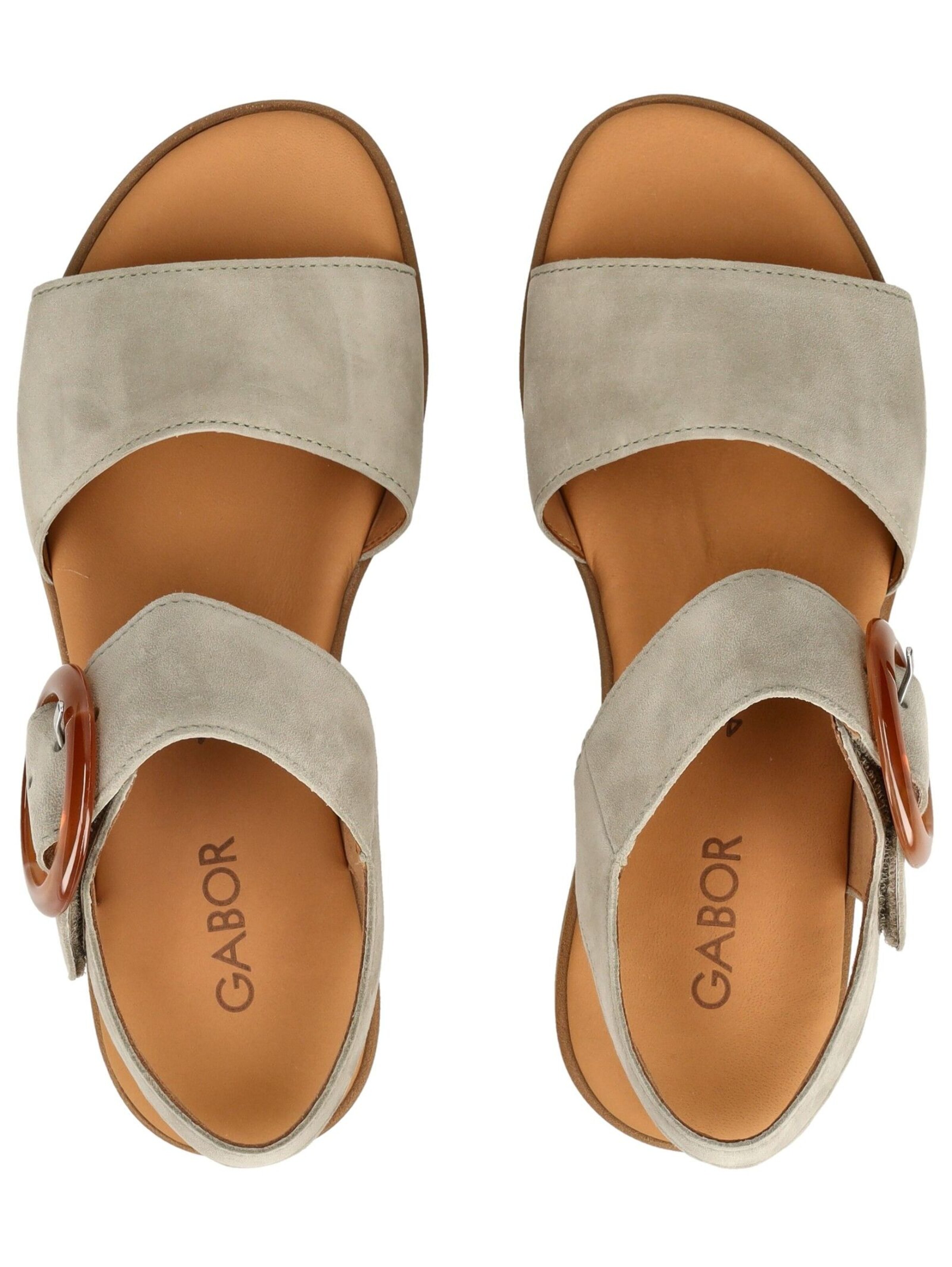 GABOR Sandale in Grün