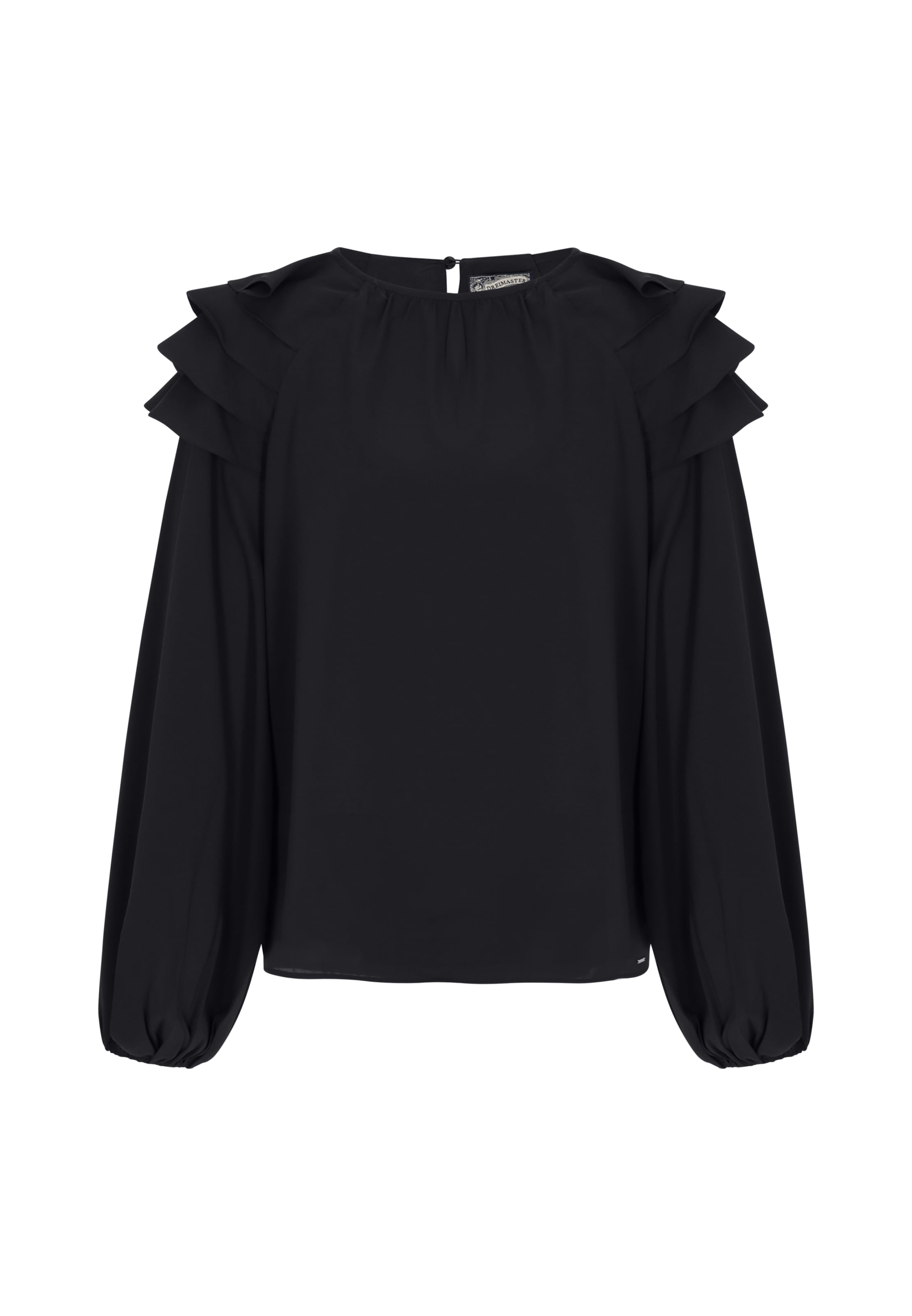 Chemisier DreiMaster Vintage en noir : devant