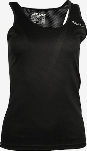 Joluvi Sports Top 'Ultra Tir' in Black: front