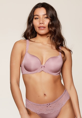 T-shirt Reggiseno 'Daily' di LingaDore in rosa: frontale