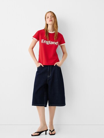 Bershka Shirts i rød