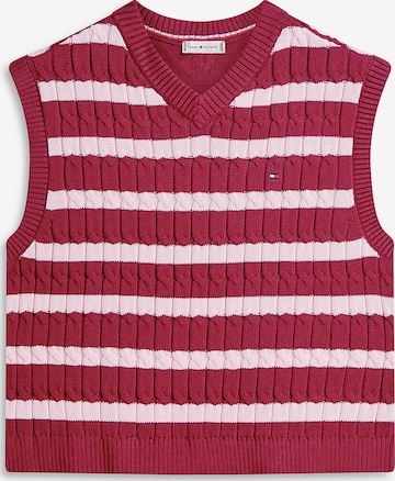 Pull-over TOMMY HILFIGER en rouge : devant
