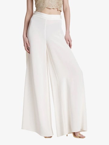 Wide Leg Pantalon SPACE SIMONA CORSELLINI en beige : devant