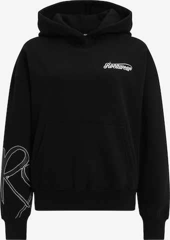 ROCAWEAR - Sudadera en negro: frente