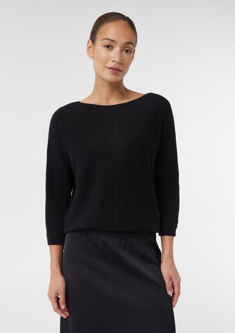 COMMA Pullover in Schwarz: Vorderseite