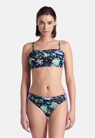 ARENA Bustier Bikini 'Naito Fun Planet' in Zwart: voorkant