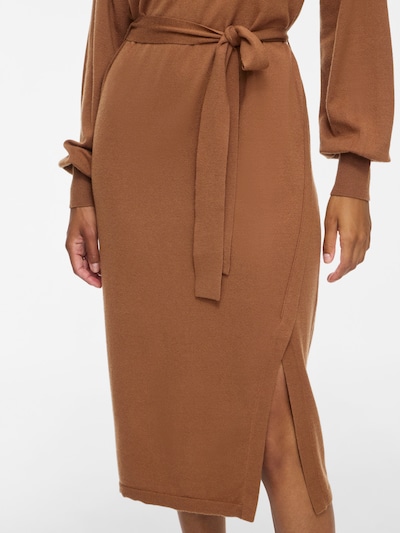 VILA Robes en maille 'VIRICKY' en XS en caramel, Vue avec produit