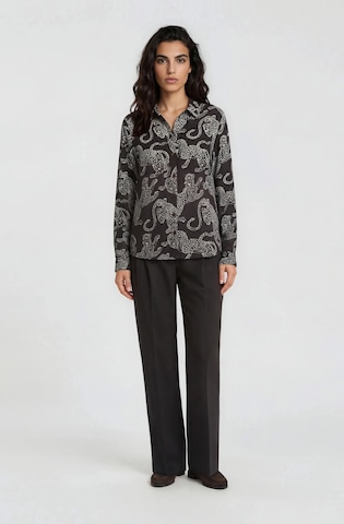 Milano Italy Blouse in Brown
