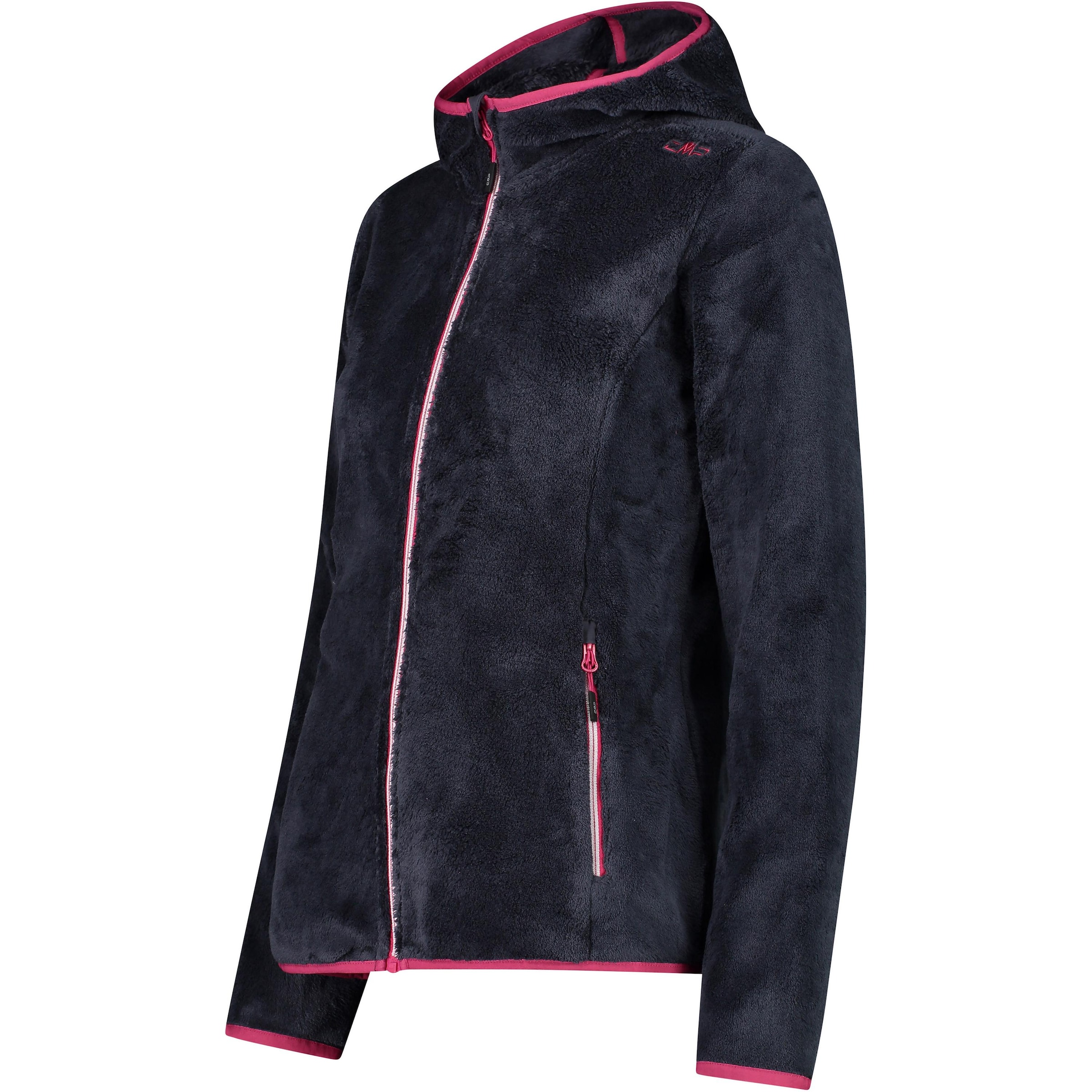 CMP Athletic Fleece Jacket in Black