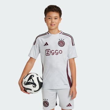 ADIDAS PERFORMANCE Performance shirt 'Ajax Amsterdam 24/25 Away' in Grey: front