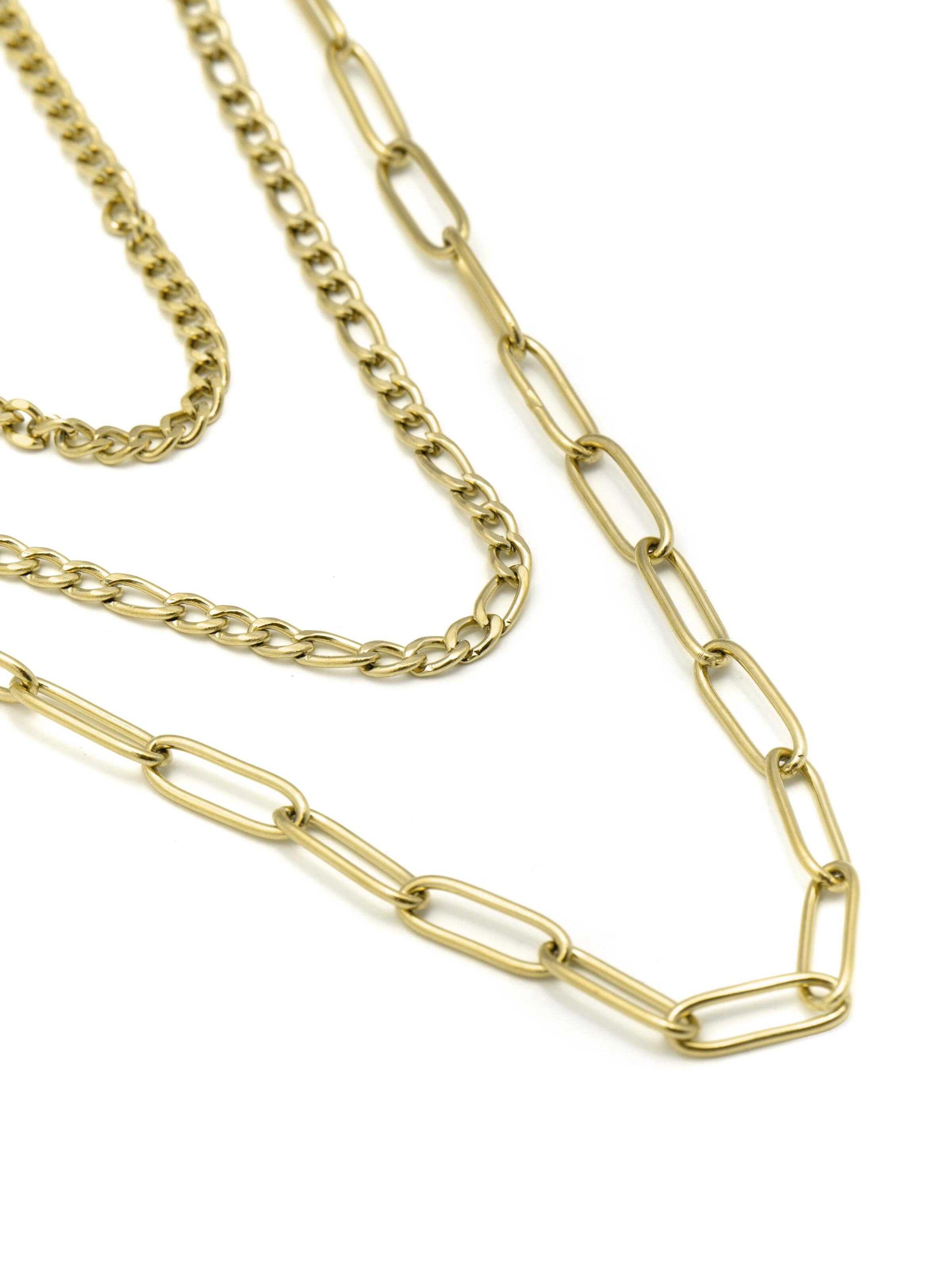 Luxenter Necklace 'Korvia' in Gold