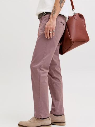 Regular Pantalon chino JACK & JONES en violet