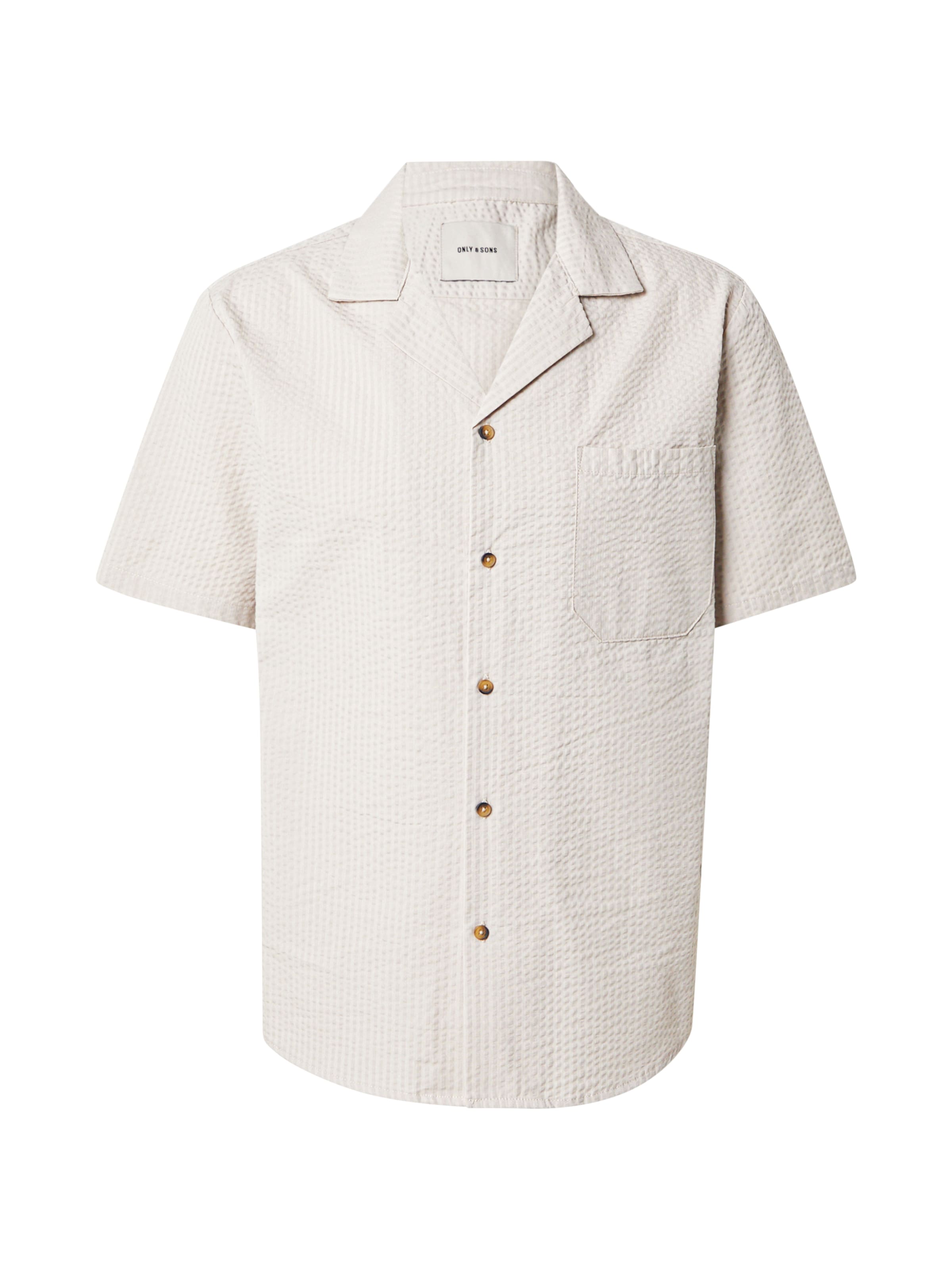 Only & Sons Overhemd 'ONSEye' in Grijs: voorkant