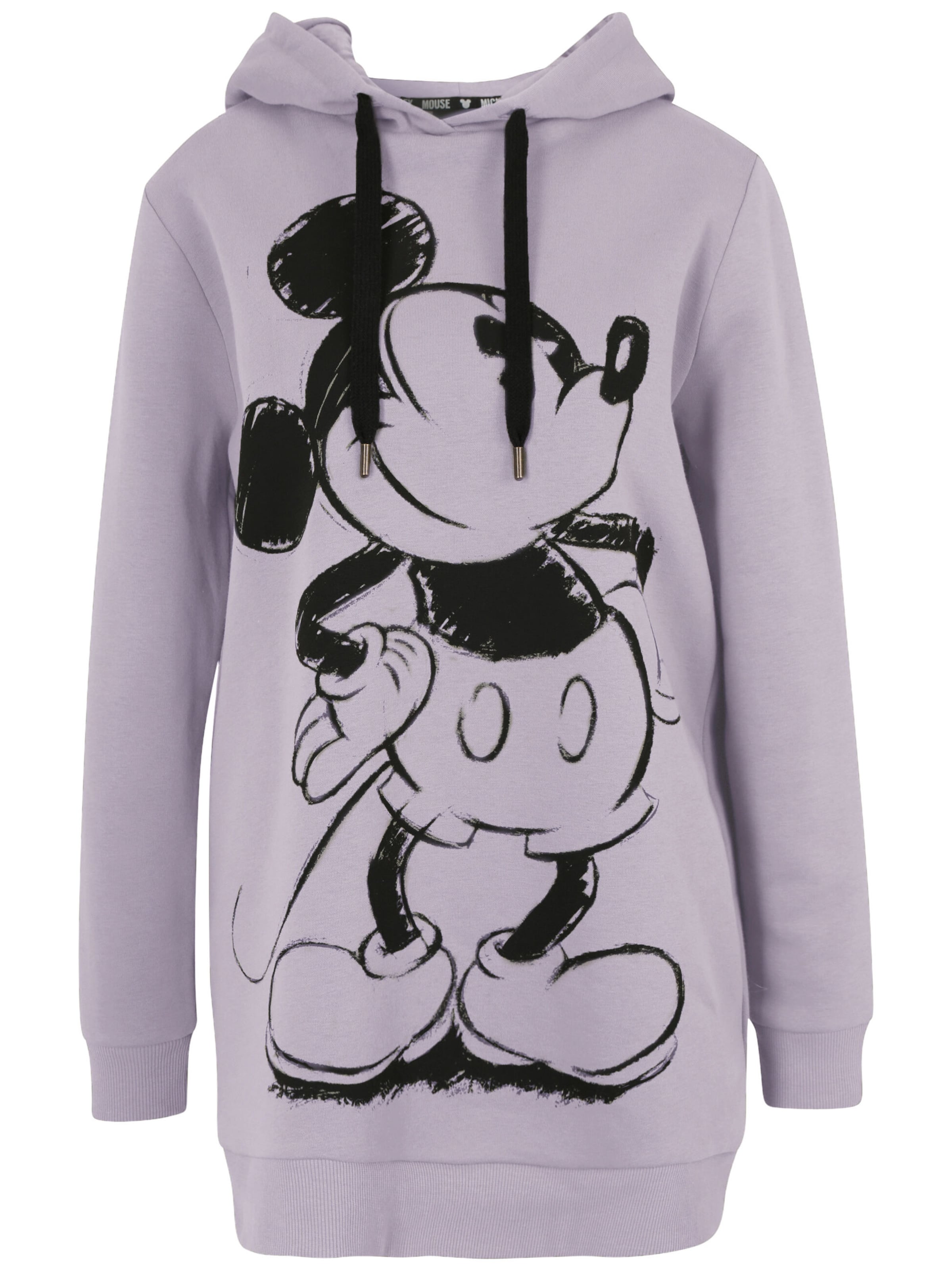 Course Sweatshirt 'Mickey Mouse Retro' in Lila: Vorderseite