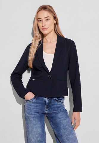 STREET ONE Blazer in Blue: front