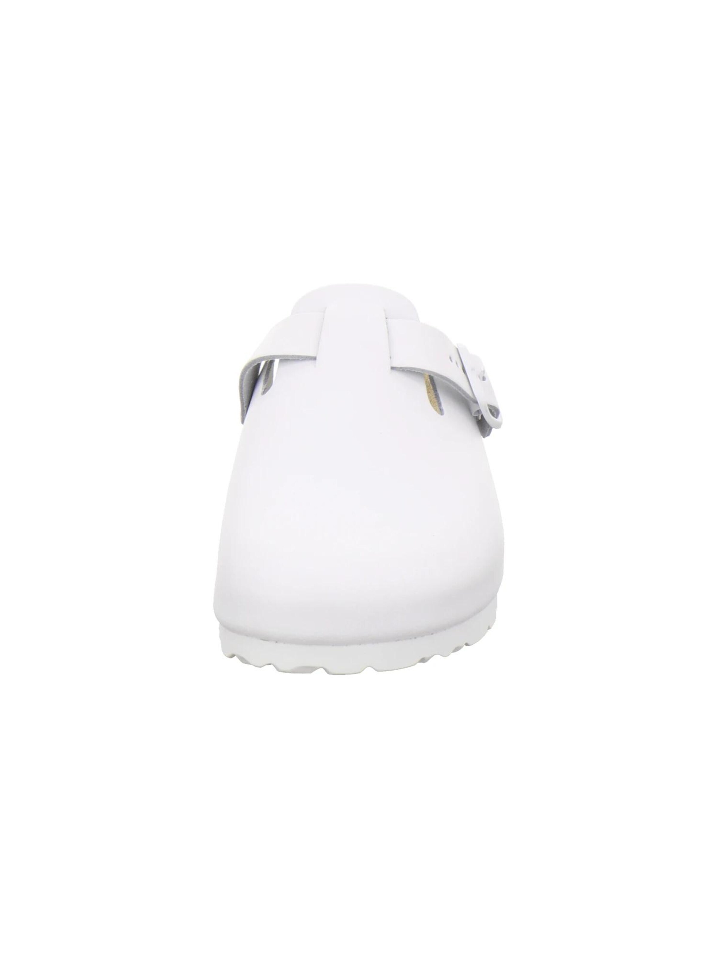 Sabots 'Clogs Damen Leder weiß' AFS-Schuhe en blanc