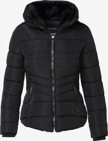 KOROSHI Välikausitakki värissä musta: etupuoli