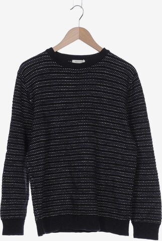 hessnatur Sweater & Cardigan in L-XL in Blue: front