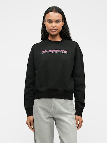 KARL LAGERFELD JEANS Свитшот в Черный: спереди