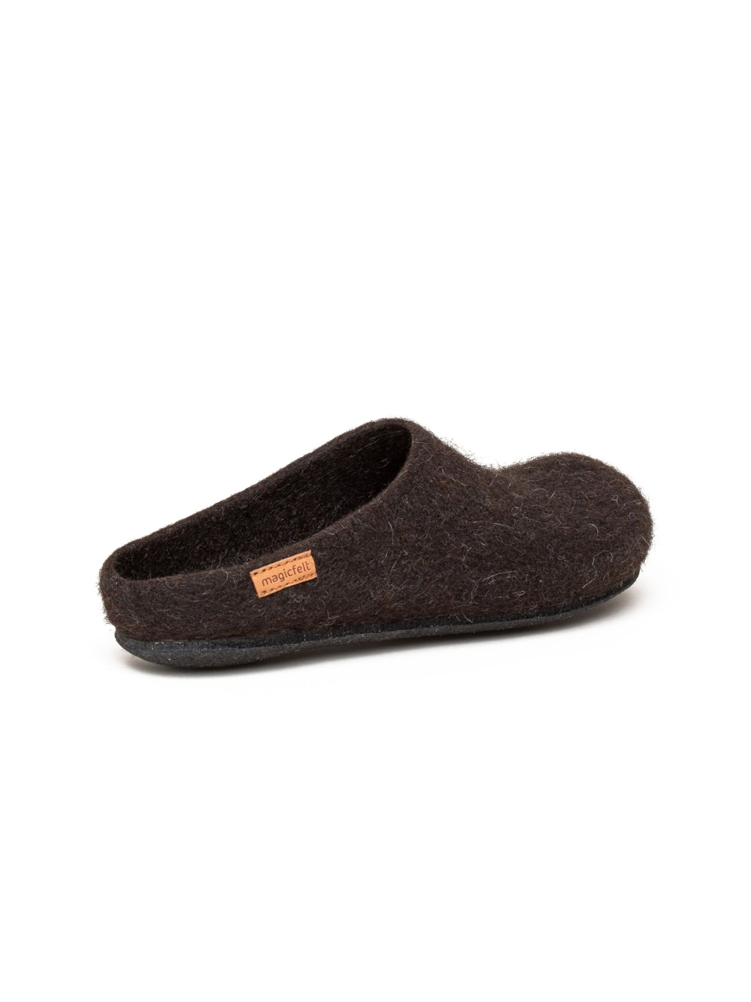 MagicFelt Hausschuh 'Filzpantoffel AT 719'‌‌‌‌‌‌ in Braun: Vorderseite
