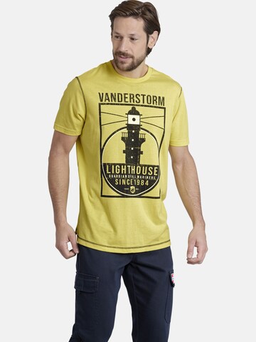 T-Shirt 'Tankred' Jan Vanderstorm en jaune : devant