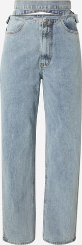 Misspap Wide leg Jeans in Blauw: voorkant