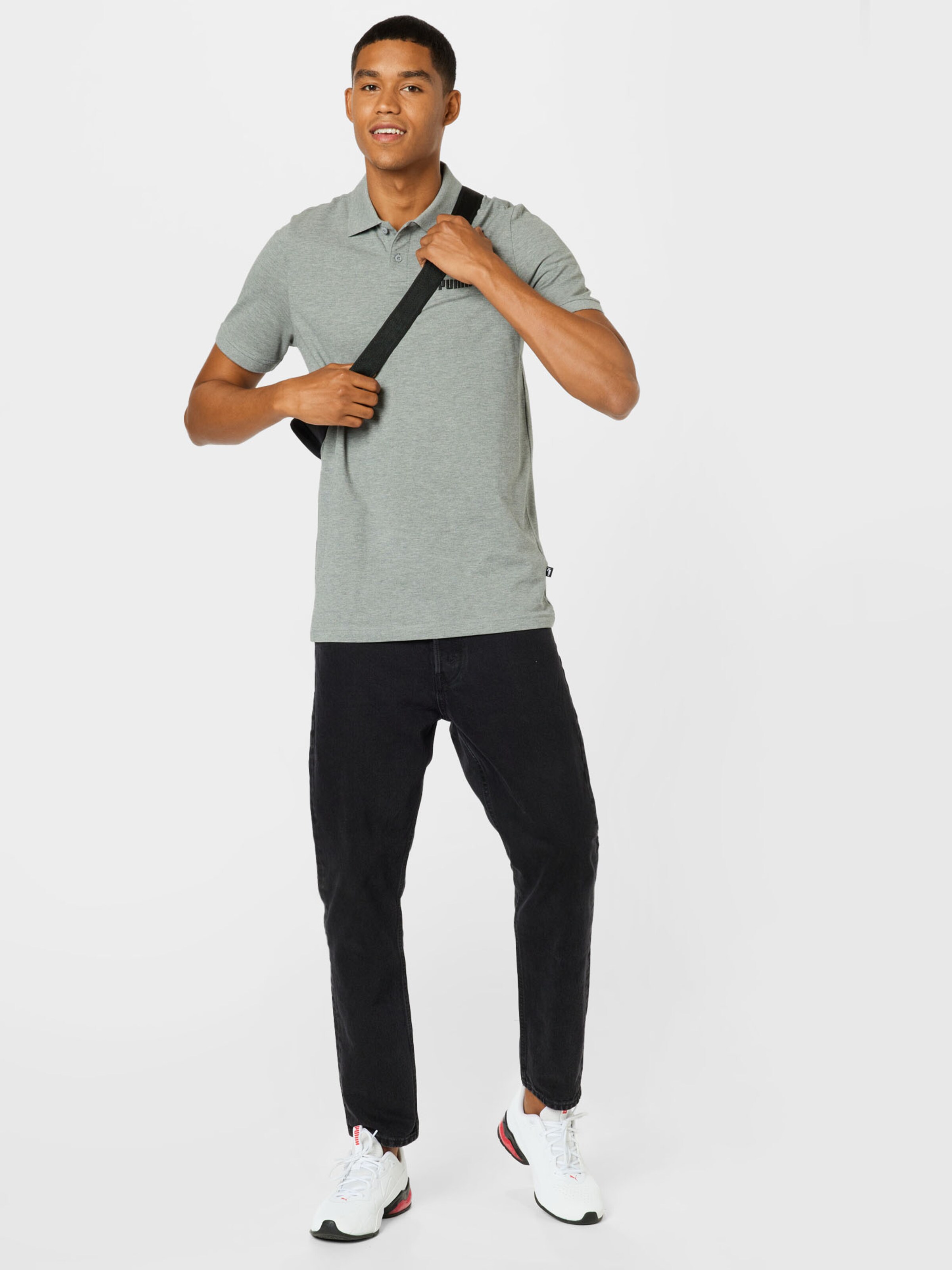 Männer Shirts PUMA Poloshirt in Graumeliert - JC76591 Männer Shirts PUMA Poloshirt in Graumeliert - JC76591