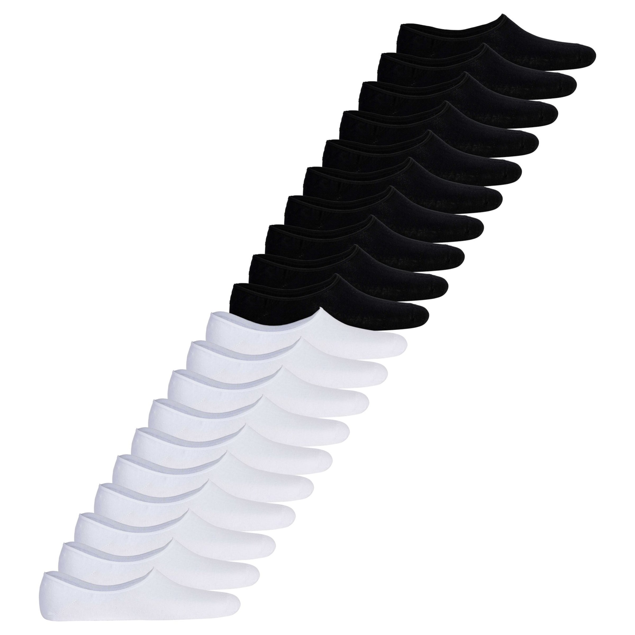 JACK & JONES Ponožky - černá / bílá, Produkt