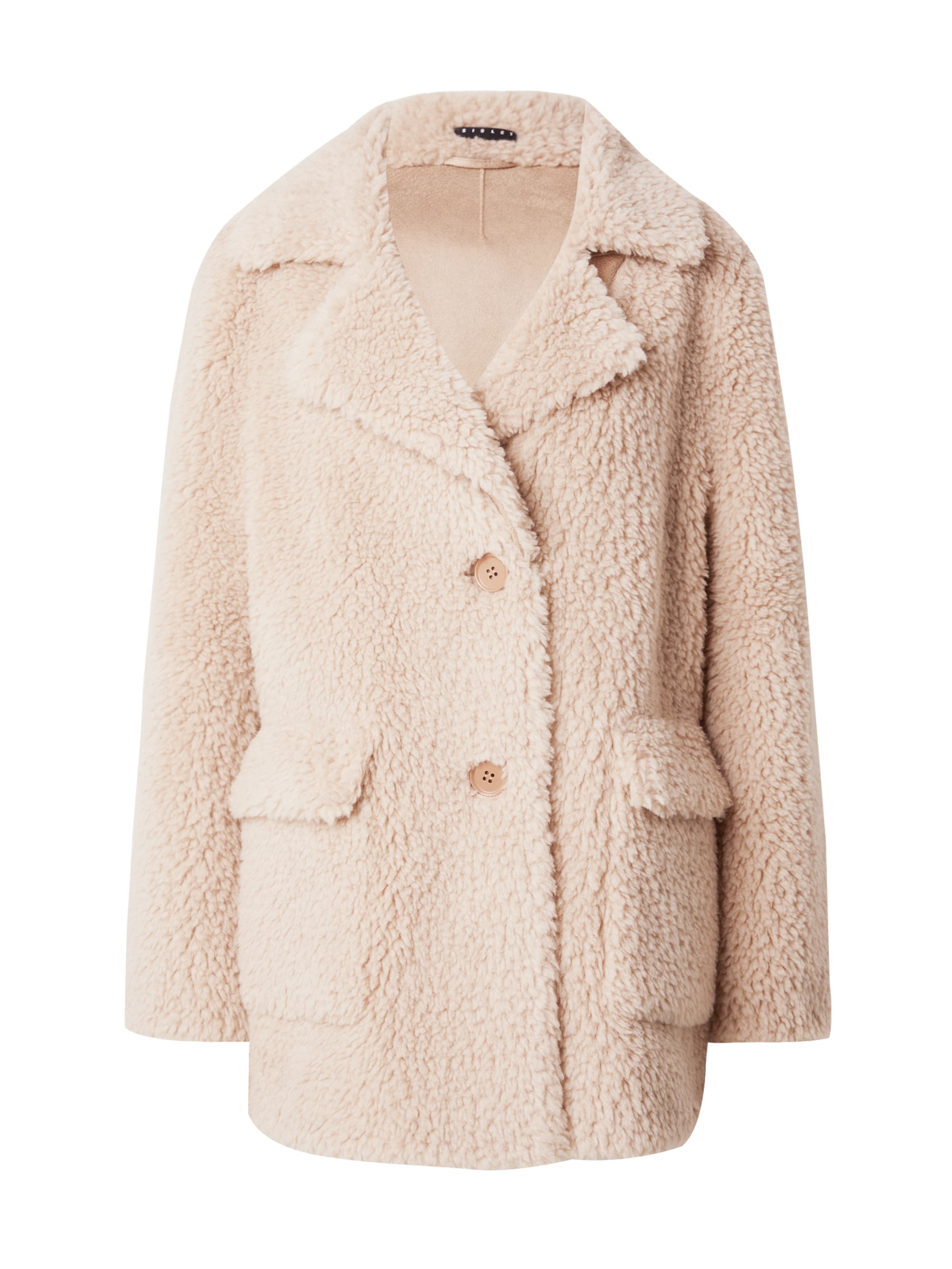 Manteau d’hiver 'HEAVY' Sisley en beige : devant
