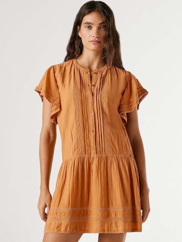 Abito camicia 'Destin' di Pepe Jeans in beige: frontale