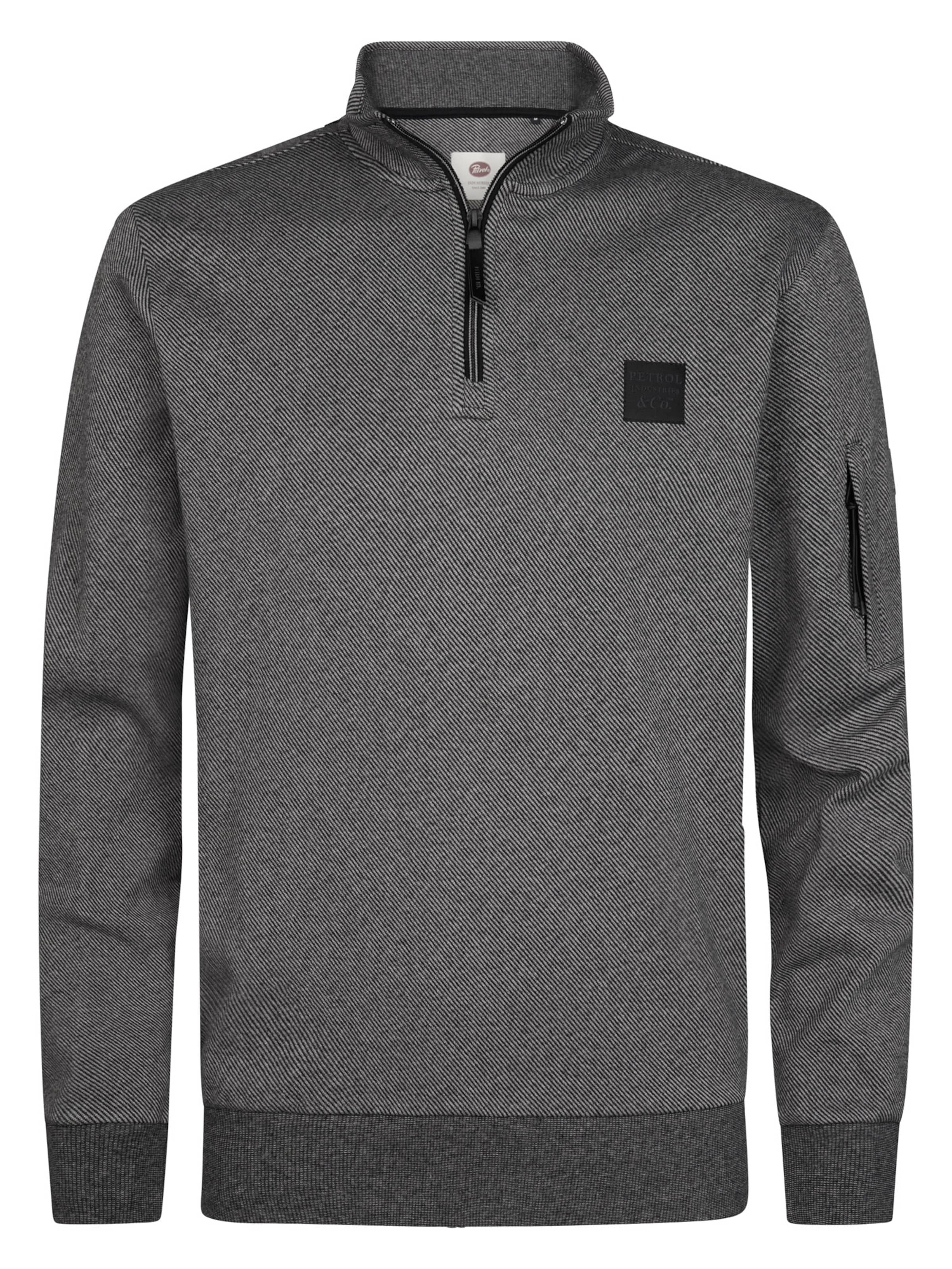 Petrol Industries Pullover in Grau: Vorderseite
