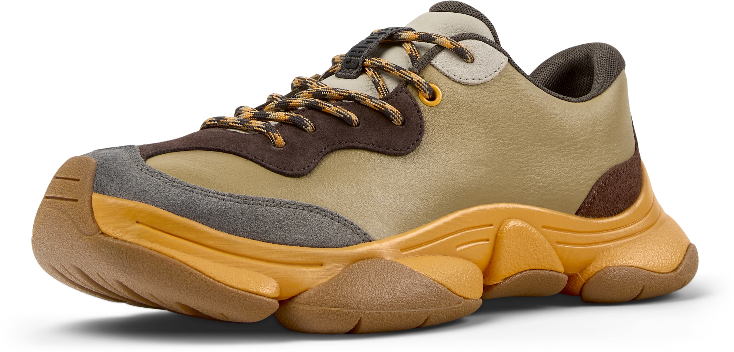CAMPER Platform trainers 'Karst 2' in Brown: front