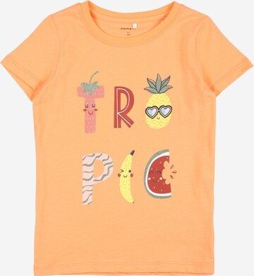 NAME IT Shirt 'JAKOBE' in Oranje: voorkant