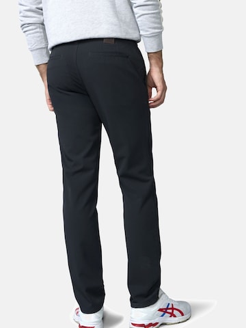 MEYER Slimfit Chinohose 'M5 Move 9-6196' in Schwarz