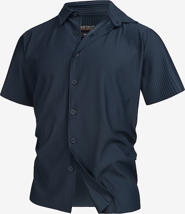 Chemise 'Lamgo' INDICODE JEANS en bleu : devant