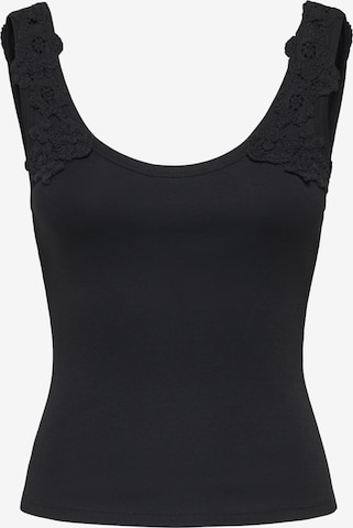 Top 'ONLZANNY' di ONLY in nero: frontale