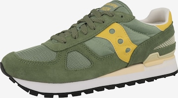 Sneaker bassa di saucony in verde: frontale