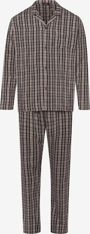Pyjama long ' Cozy Comfort ' Hanro en mélange de couleurs : devant