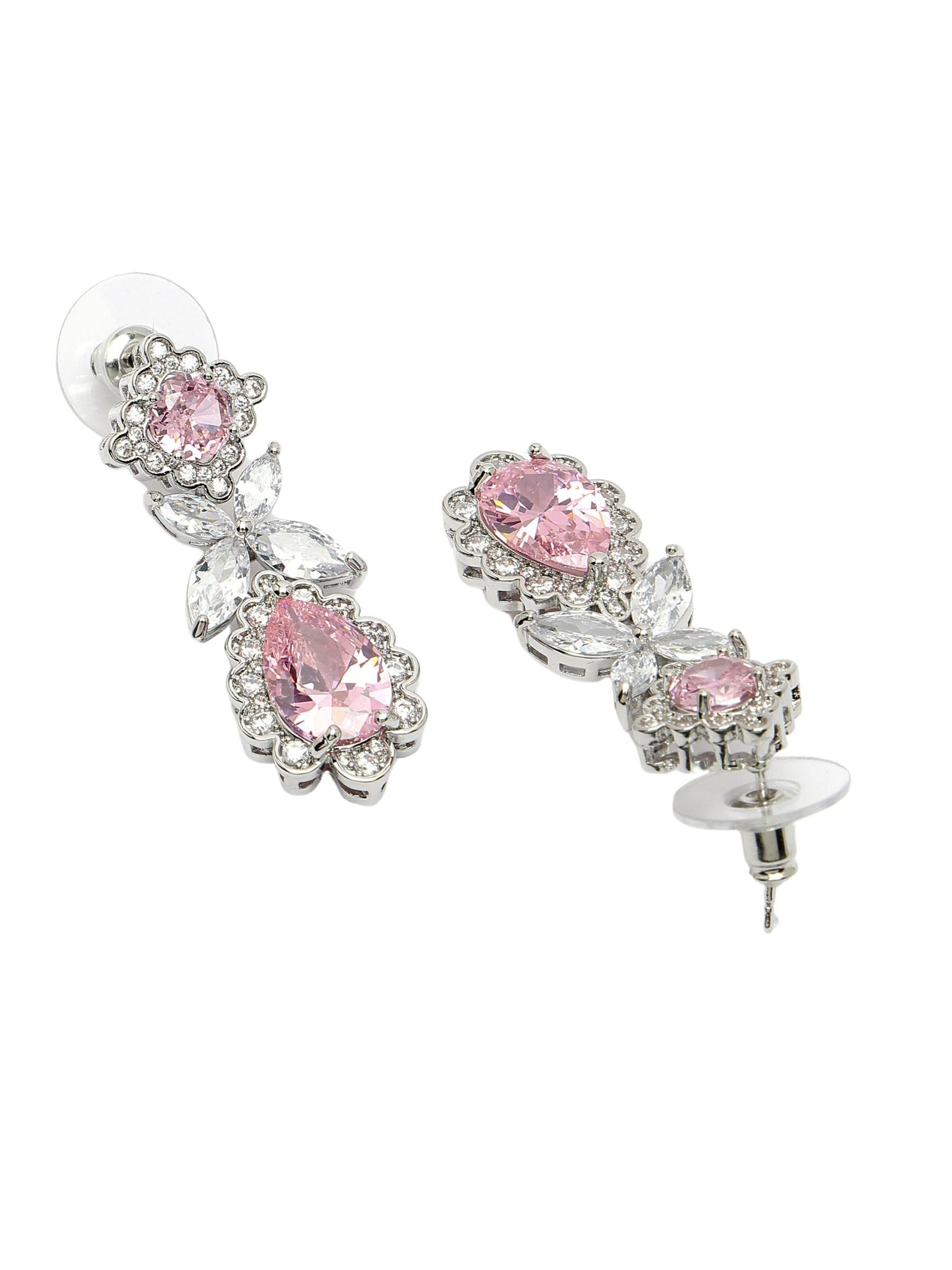 Boucles d'oreilles 'Klarasa' AVANT-GARDE PARIS en rose