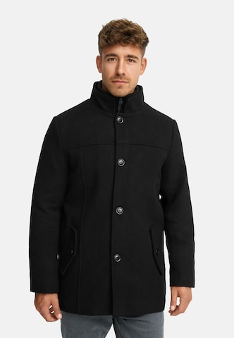 INDICODE JEANS Winterjas 'Lunik' in Zwart: voorkant