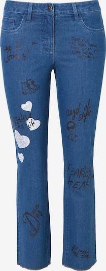 Angel of Style Jeans in 32-34 in blue denim / schwarz / weiß, Produktansicht