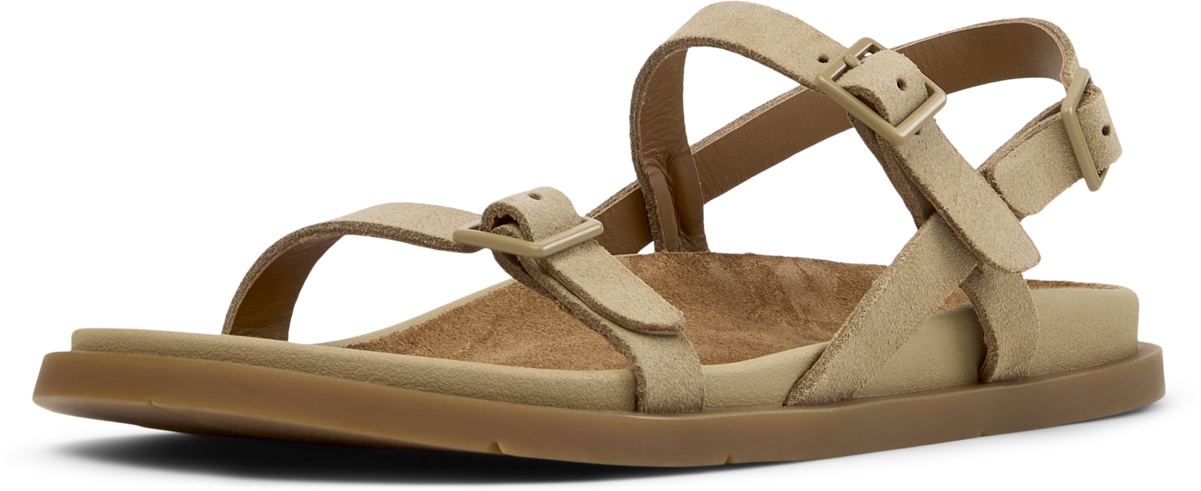 Sandalo con cinturino ' Lluc  ' di CAMPER in beige: frontale