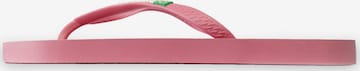 Brasileras T-Bar Sandals 'Classic W SS19' in Pink: front