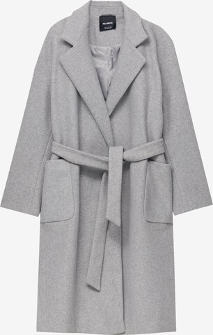 Manteau mi-saison Pull&Bear en gris : devant