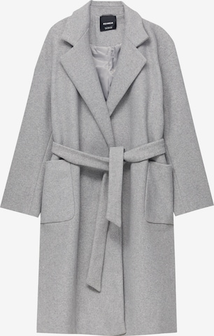 Pull&Bear Between-Seasons Coat in Grey: front