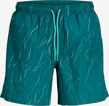 JACK & JONES Kratke kopalne hlače 'JPSTKAUAI' | modra barva: sprednja stran