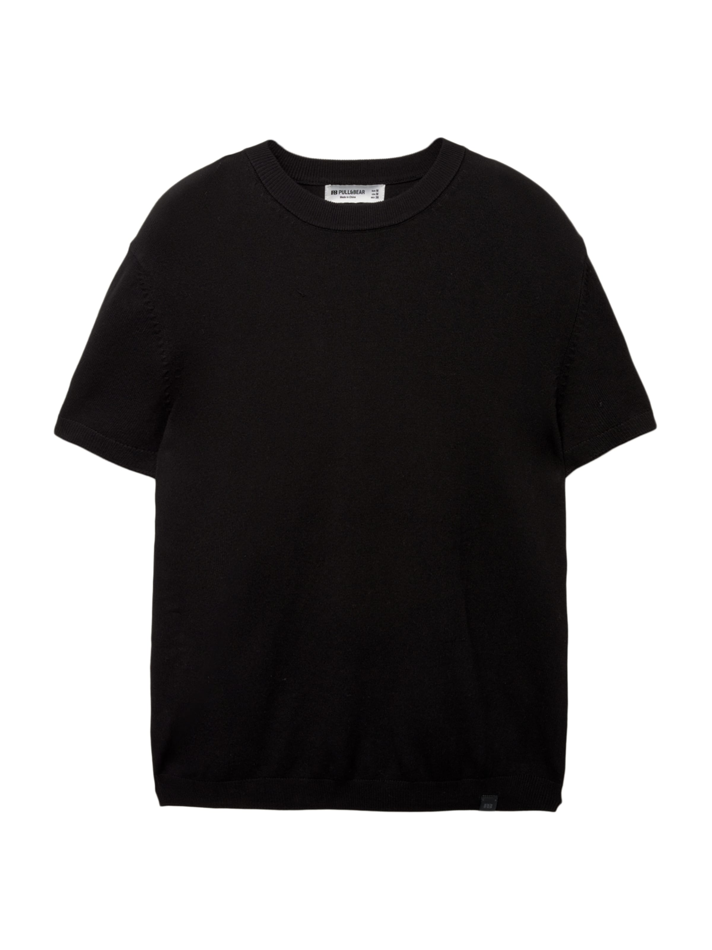 Pull&Bear Sweater in Black: front